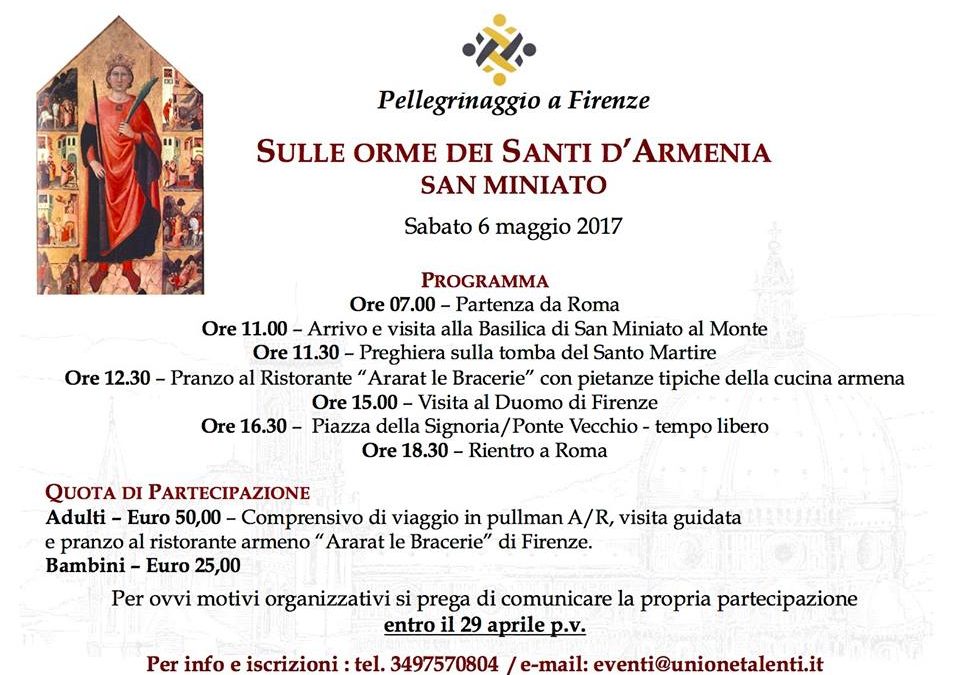 Sulle orme dei Santi d’Armenia – San Miniato